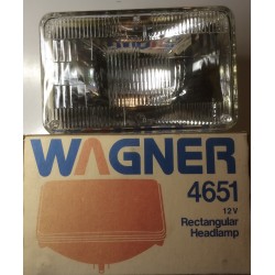 WAGNER 4651sealed beam Headlamp NOS